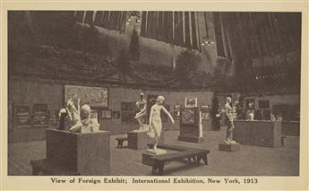 (1913 ARMORY SHOW) A historical and comprehenseive suite of 33 printed postcards highlighting a range of magnificent artworks exhibited